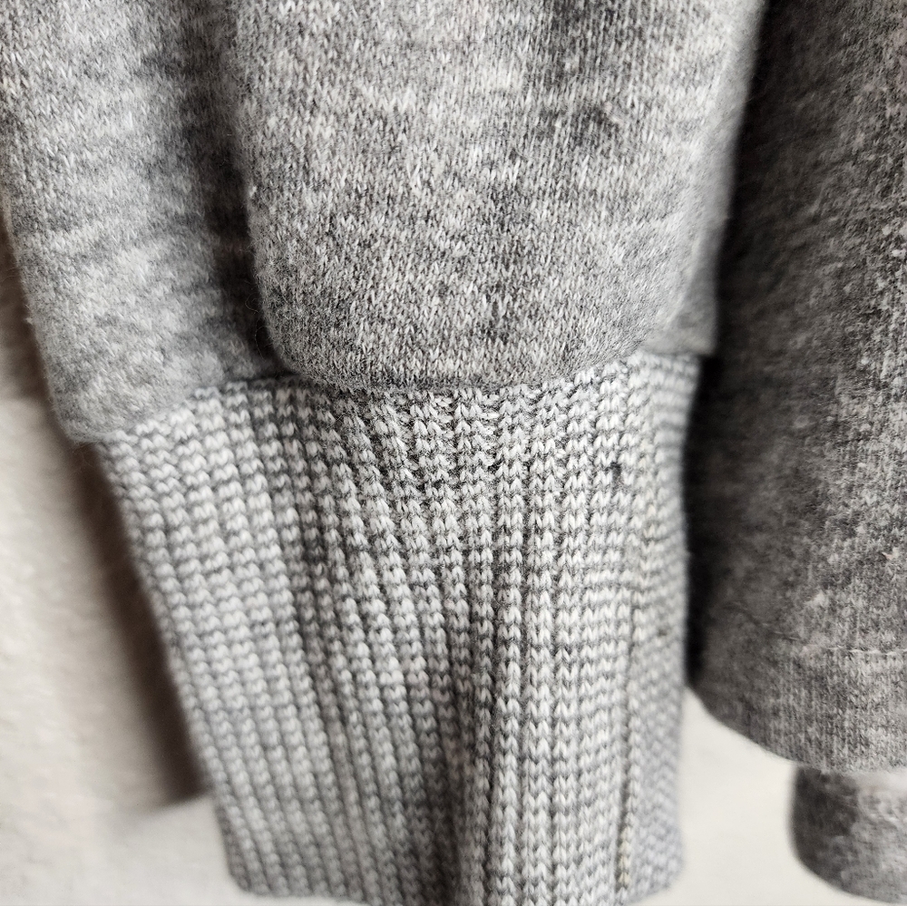 1980s Norma Kamali Vintage Gray Sweatshirt Jacket Size L and Skirt SIze M - Picture 9 of 16